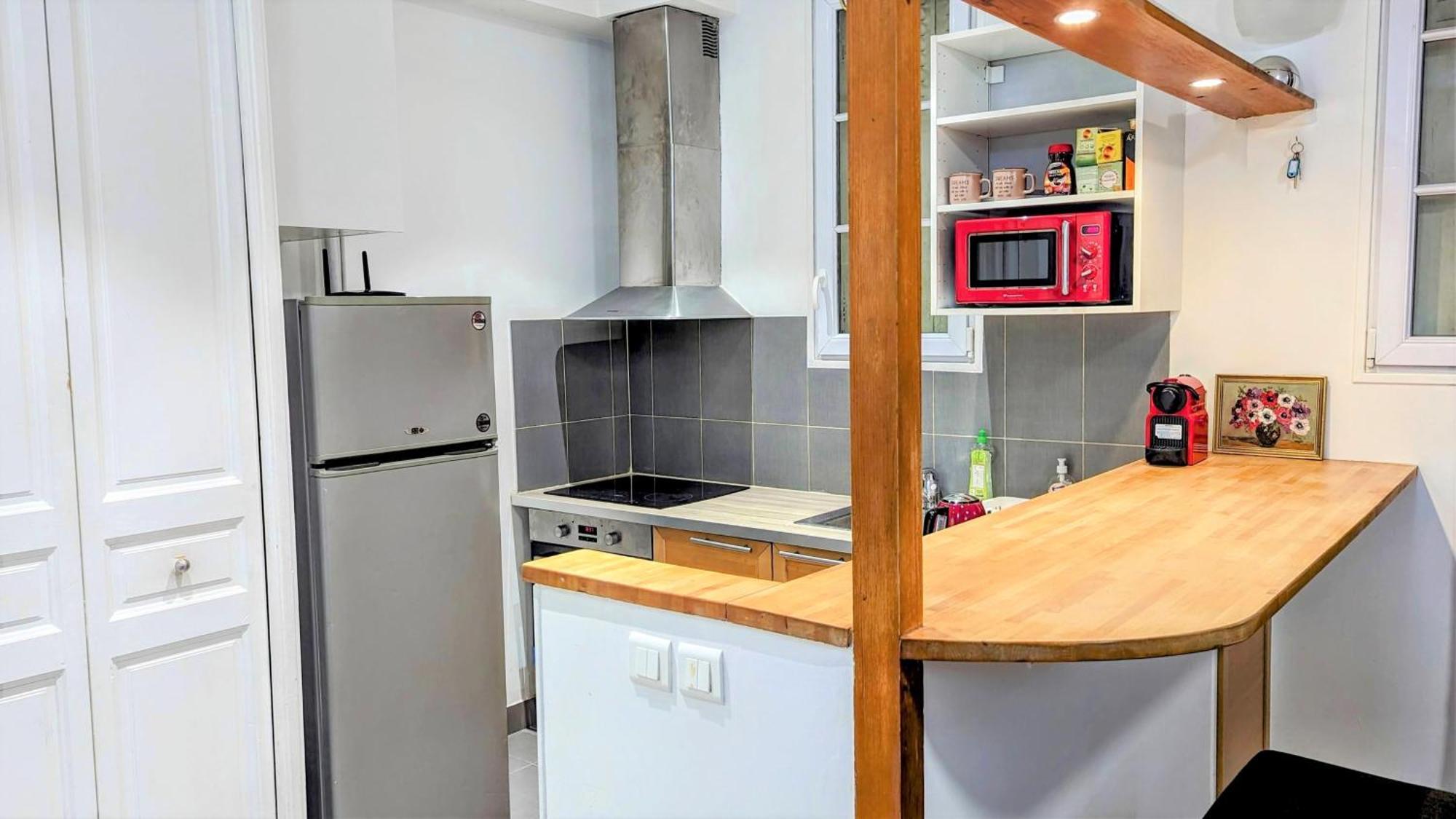 Studio Jaures - Equipped Studio Near Paris With Private Bathroom Montrouge Exteriör bild